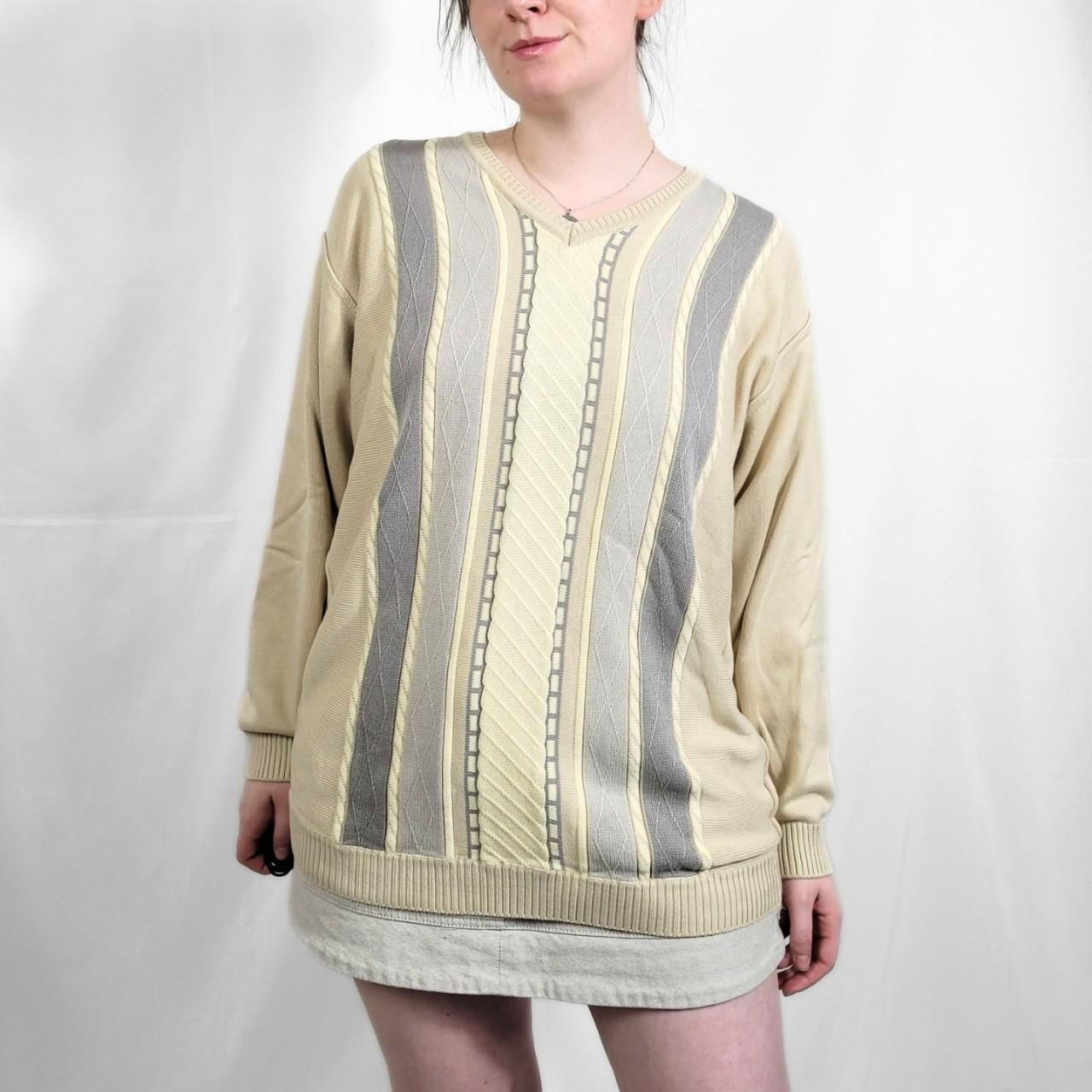 Vintage 90s Greenwoods Grunge Pattern Jumper