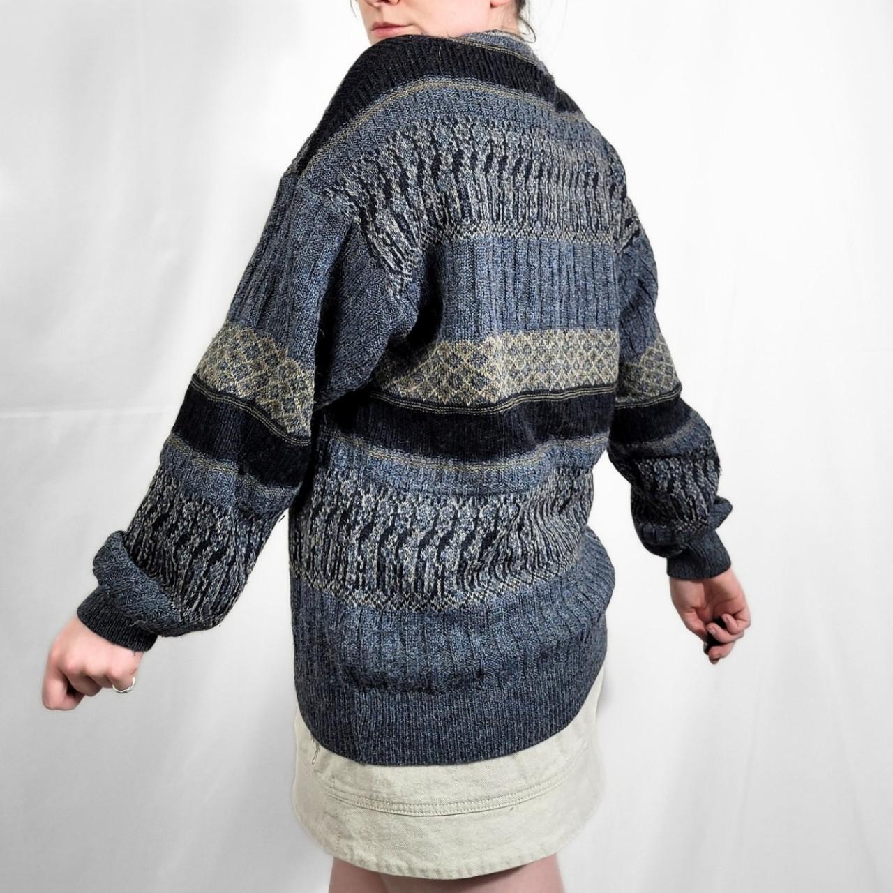 Vintage 90s Oliver Harding Coogi Style Knitted Jumper