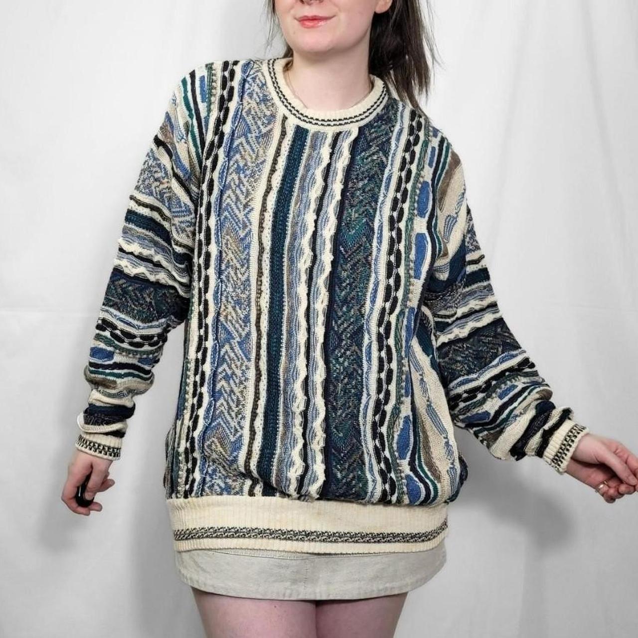 Vintage 90s Coogi Style Knitted Jumper