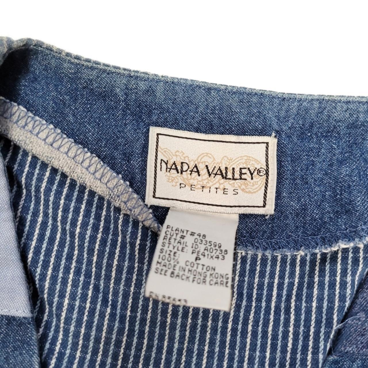 Vintage 90s Blue Patchwork Pattern Denim Vest / Waistcoat