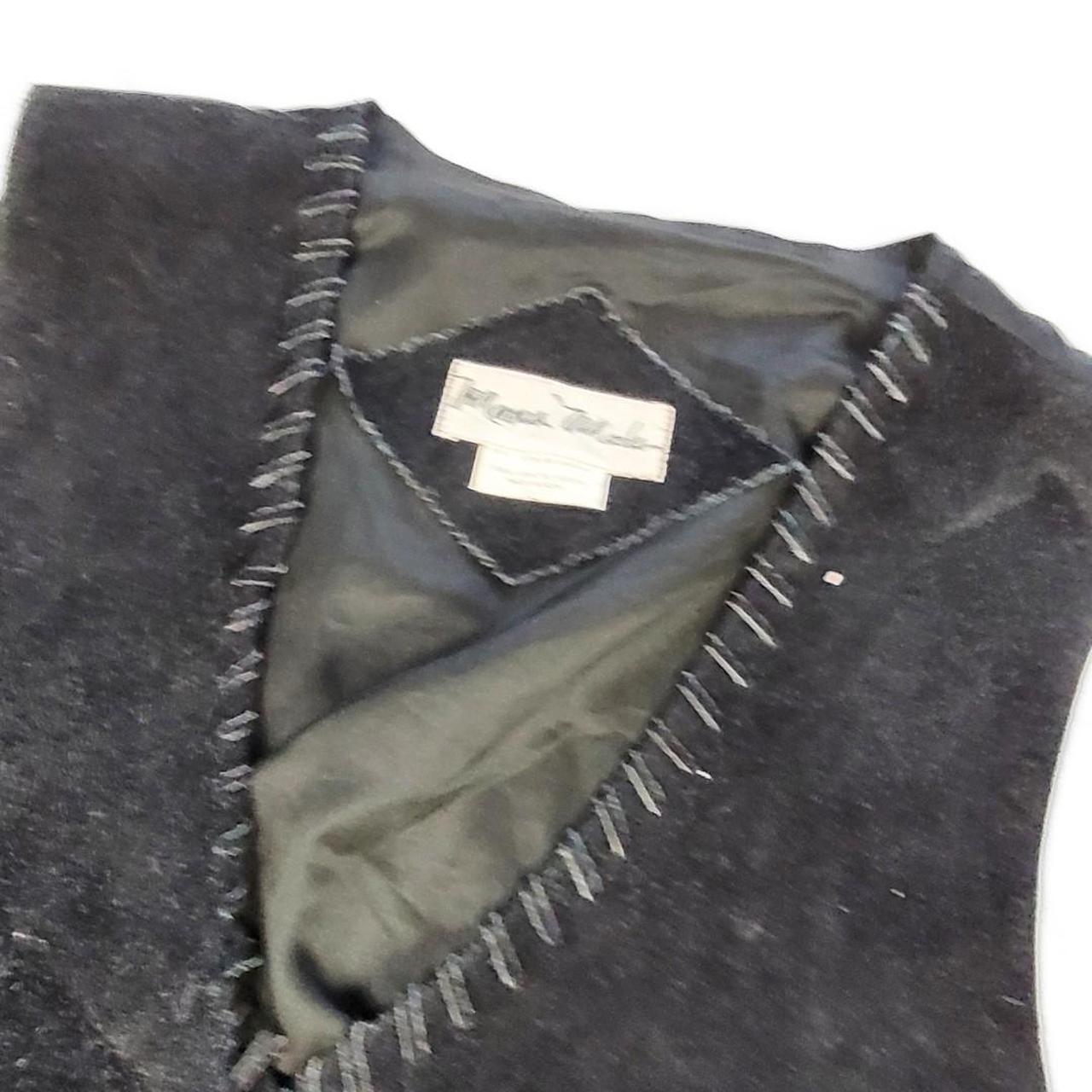 Vintage 90s Black Suede Waistcoat – Wilsons Leather