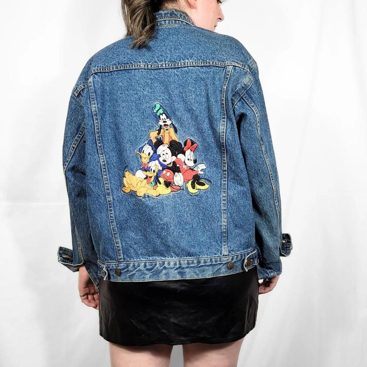 Vintage 90s Disney Cartoon Embroidered Denim Jacket