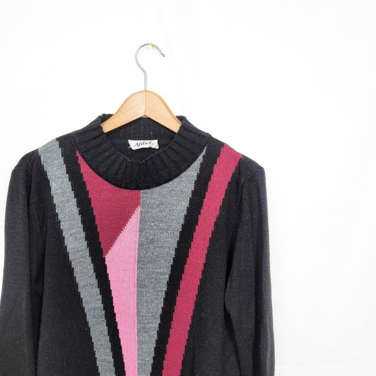 Vintage 90s Funky Pattern Knit Jumper
