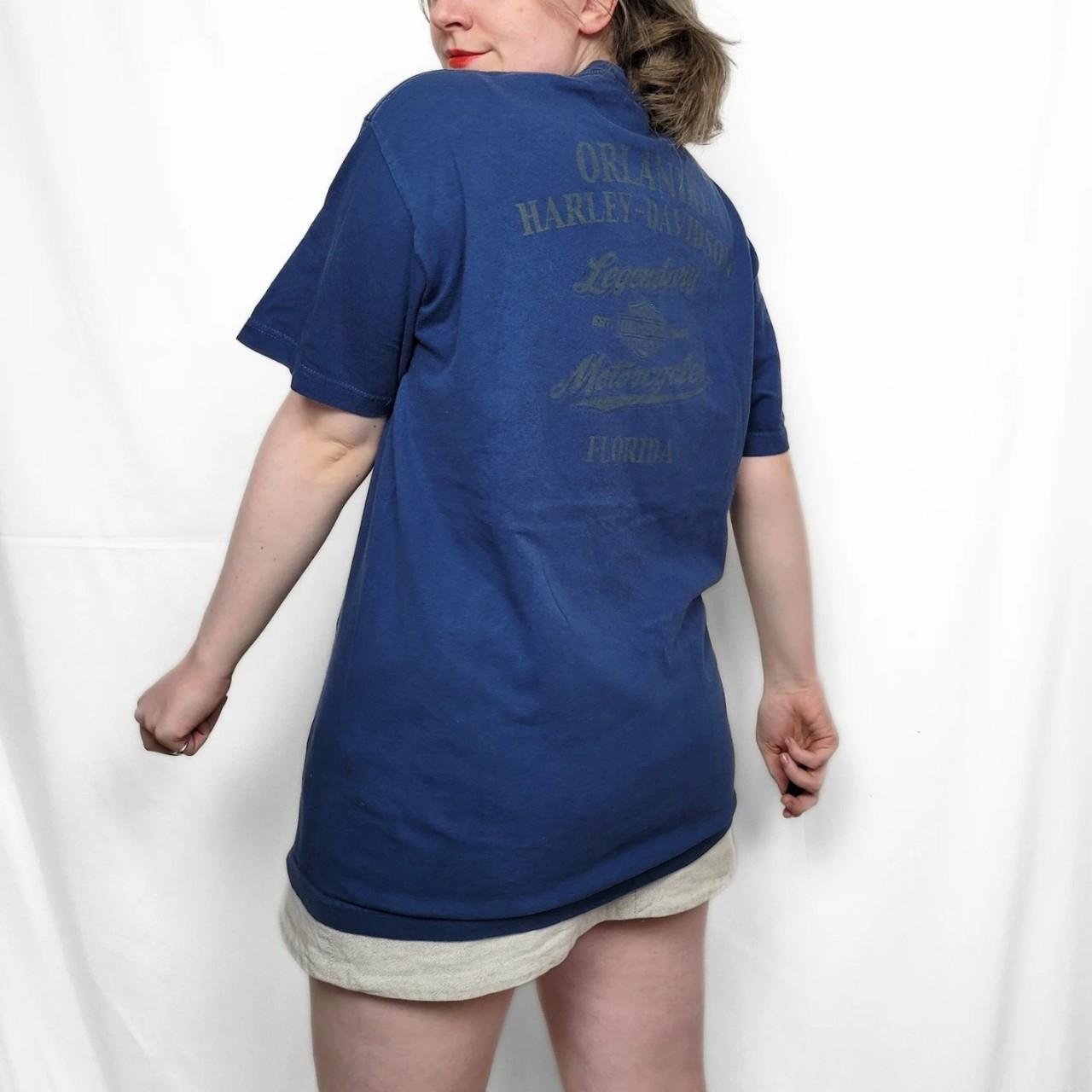 Harley Daivdson Navy Blue Graphic Tee