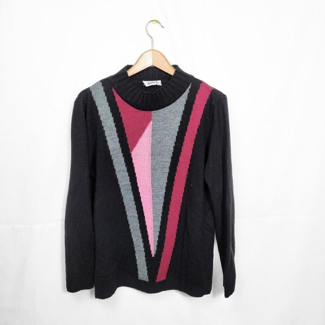 Vintage 90s Funky Pattern Knit Jumper
