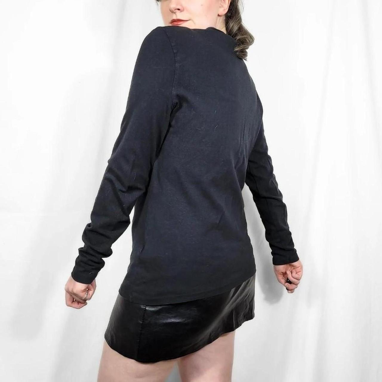 Vintage Y2K Black Harley Davidson Long Sleeve Top