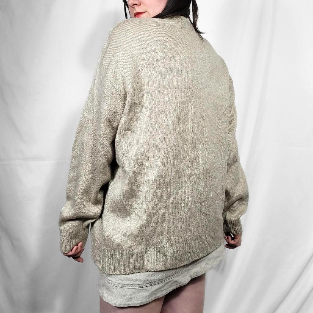 Vintage 90s Brown Knit Stripe Jumper