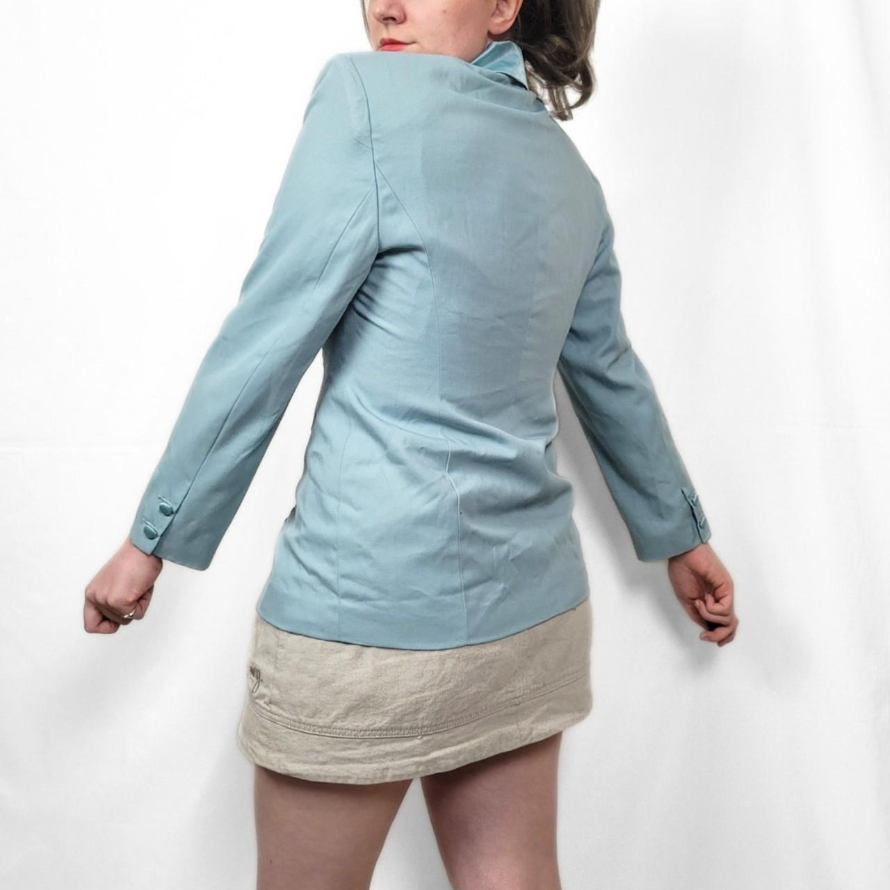 Vintage 90s Turquoise Funky Patterned Blazer – Together