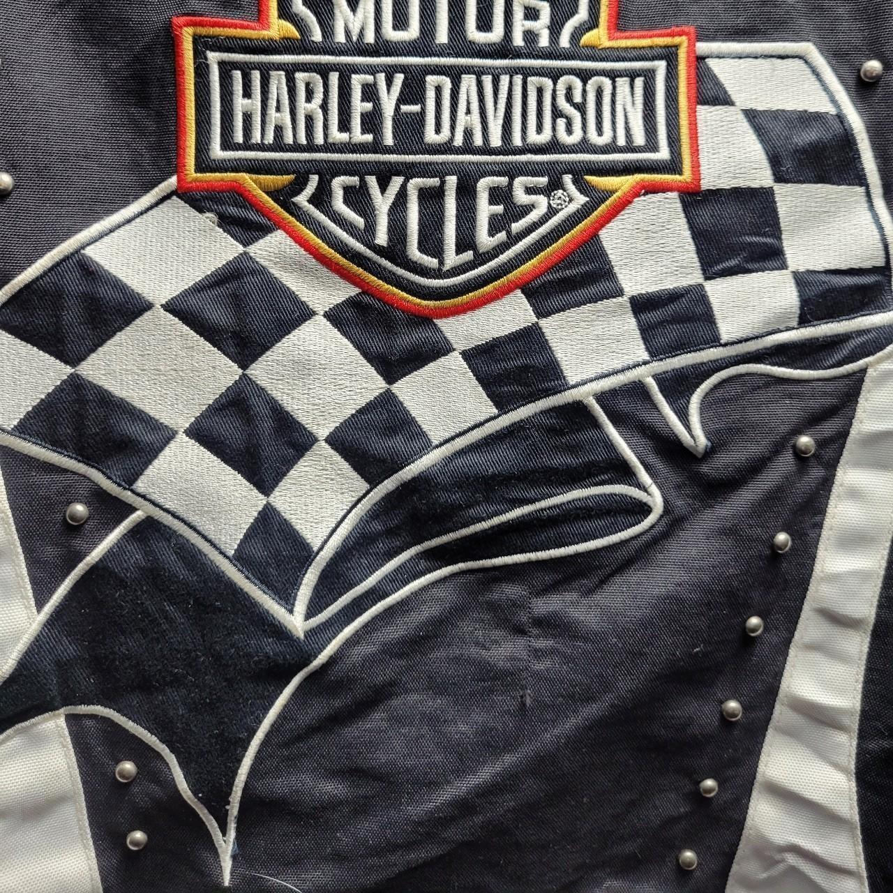 Vintage 90s Harley Davidson Motocycle Jacket / Bomber Jacket
