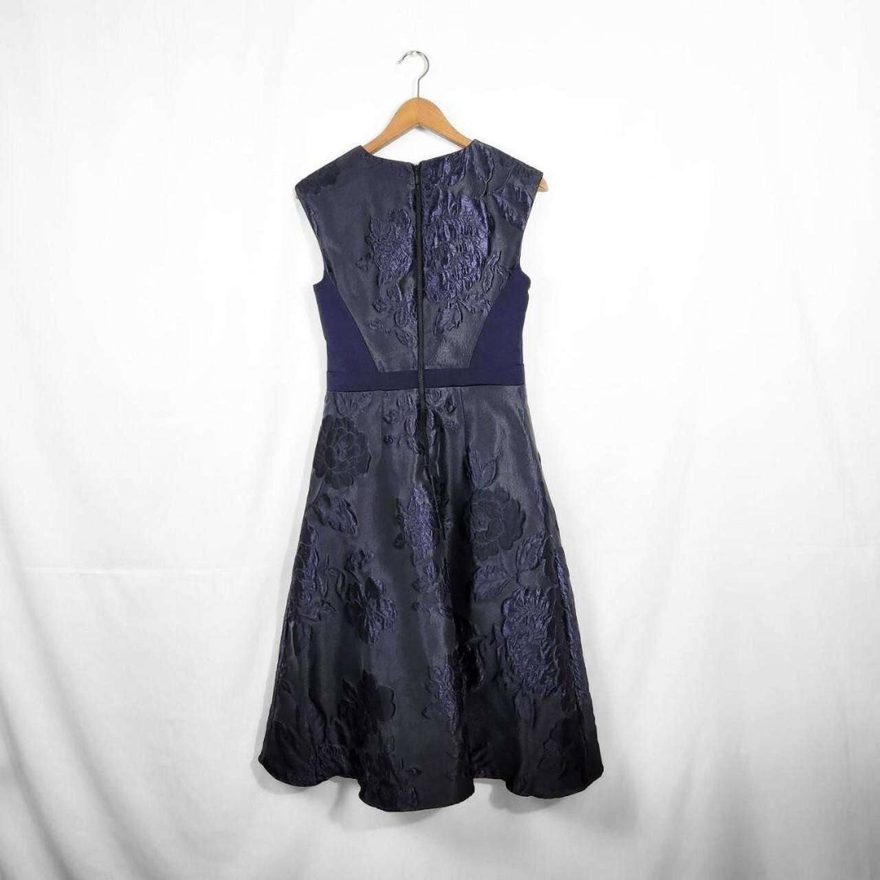 Y2K Navy Phase Eight Floral Midi Dress