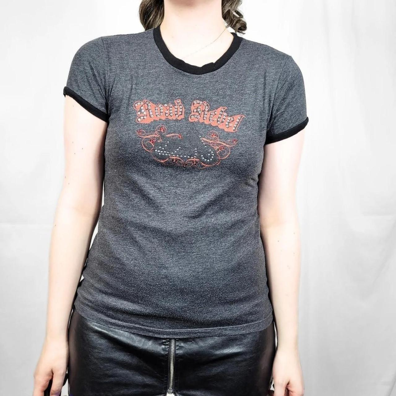 Vintage Y2K Harley Davidson Grey Short Sleeve T Shirt