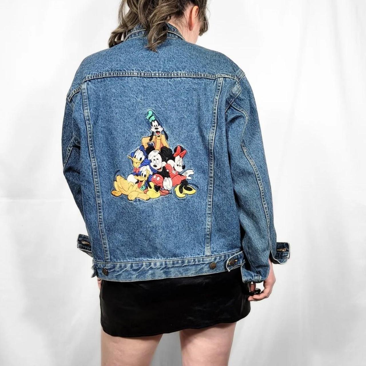Vintage 90s Disney Cartoon Embroidered Denim Jacket