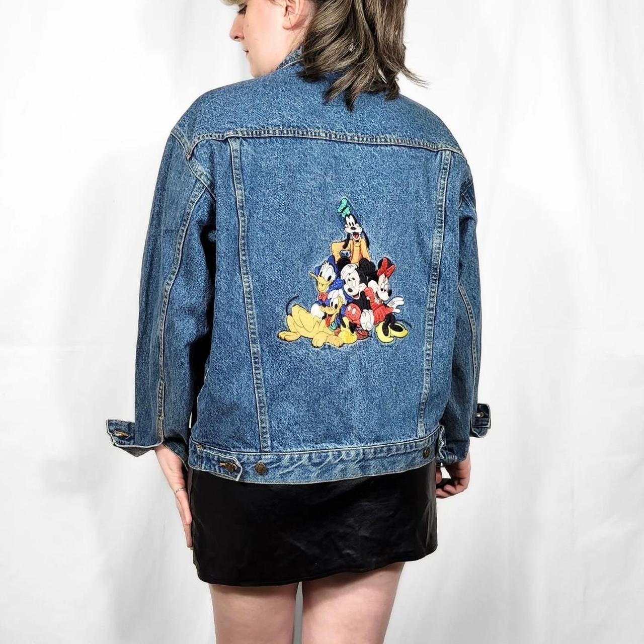 Vintage 90s Disney Cartoon Embroidered Denim Jacket