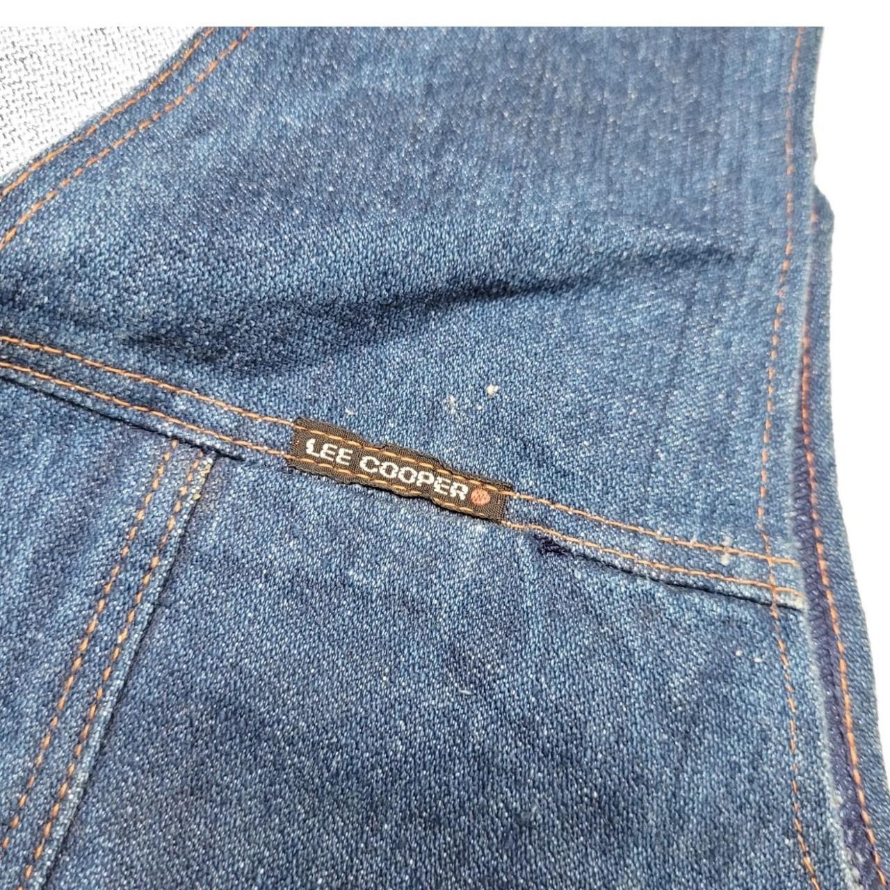 Vintage 90s Lee Cooper Blue Denim Vest