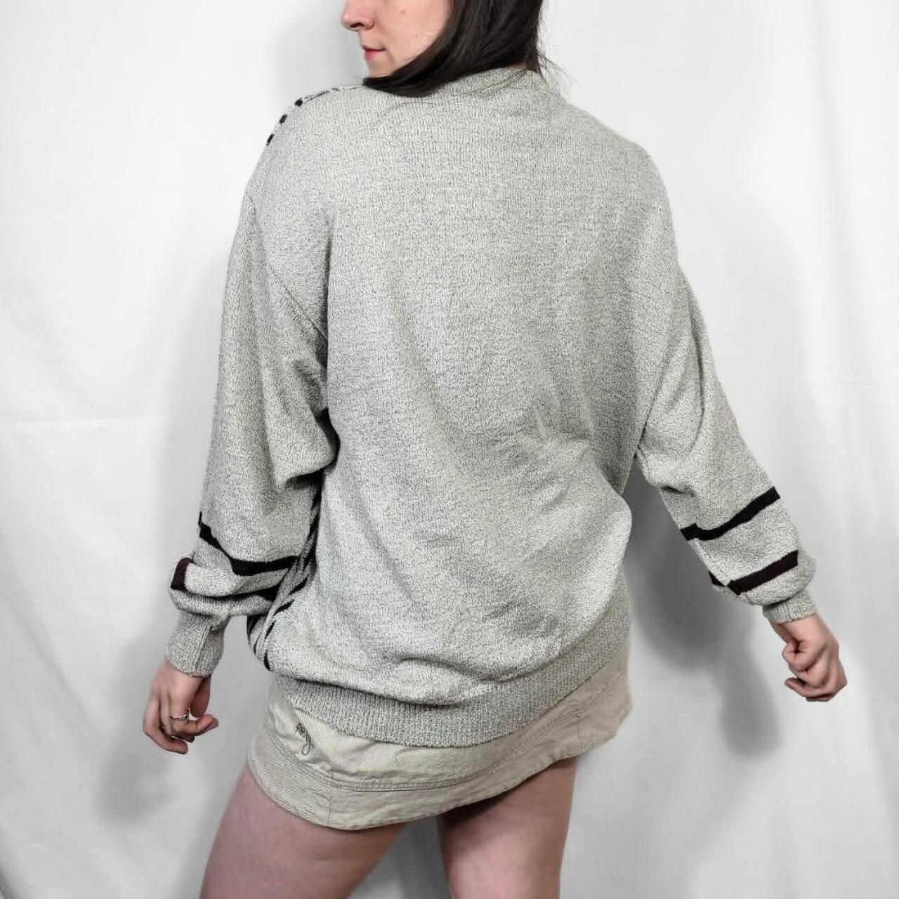Vintage 90s Multi-coloured Grunge Pattern Knitted Jumper