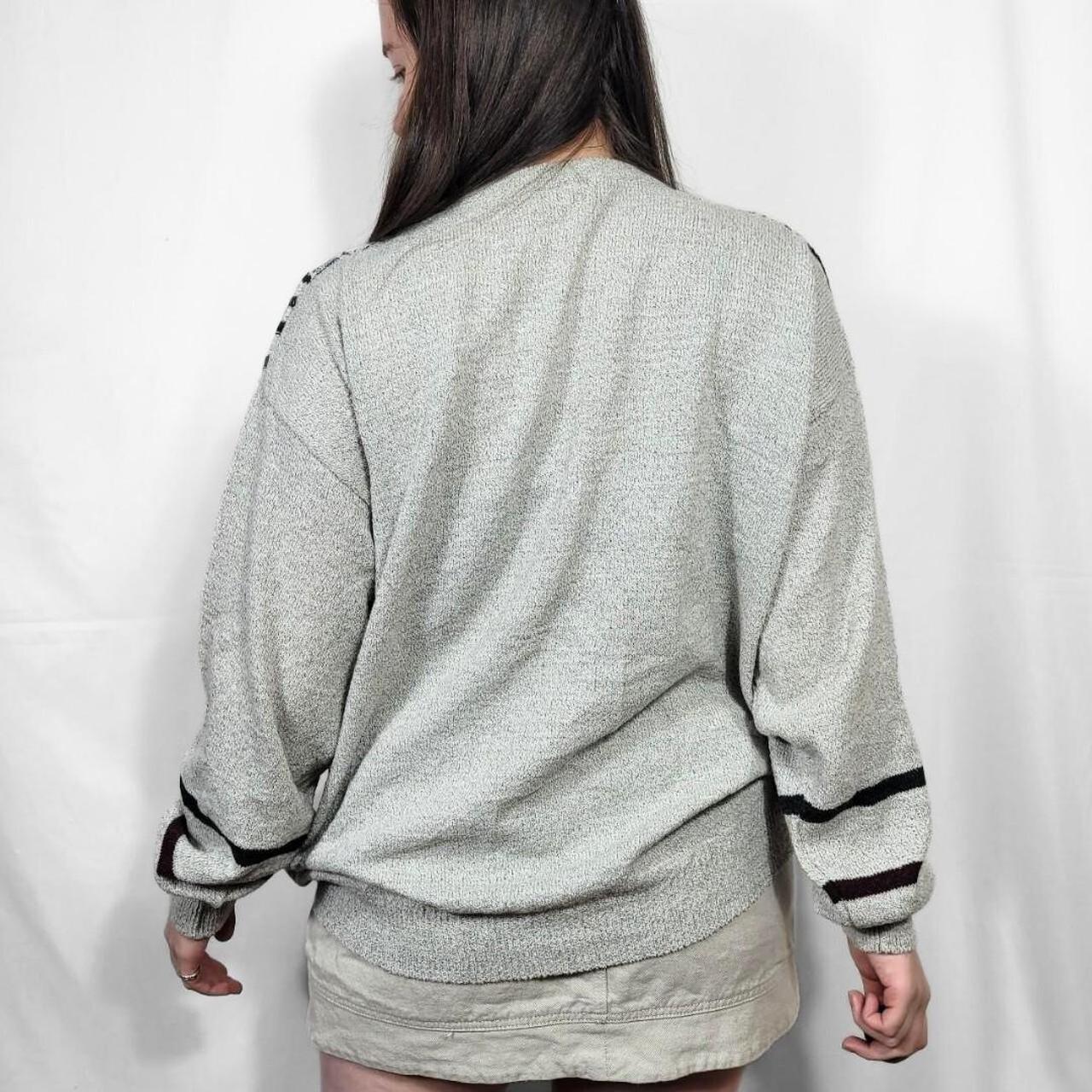 Vintage 90s Multi-coloured Grunge Pattern Knitted Jumper