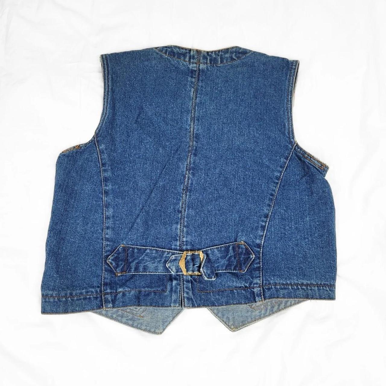 Vintage 90s Pierre Cardin Denim Waistcoat