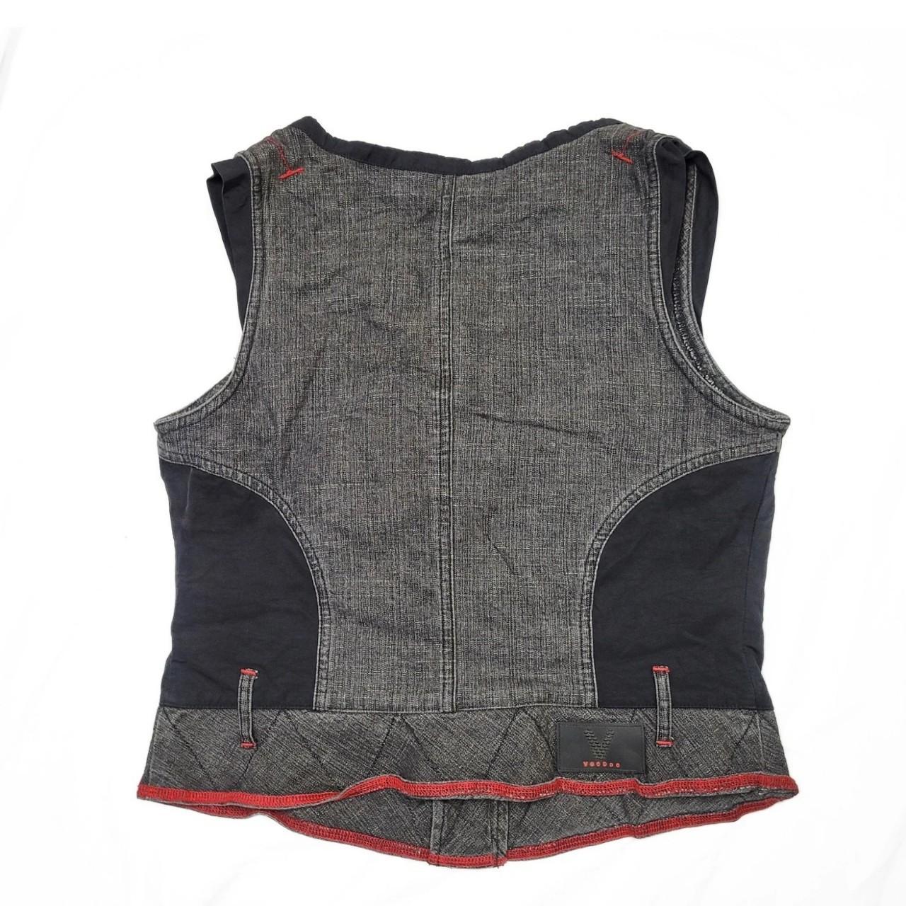 Vintage Y2K Grey Cargo Waistcoat