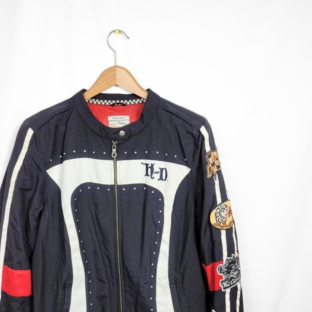 Vintage 90s Harley Davidson Motocycle Jacket / Bomber Jacket