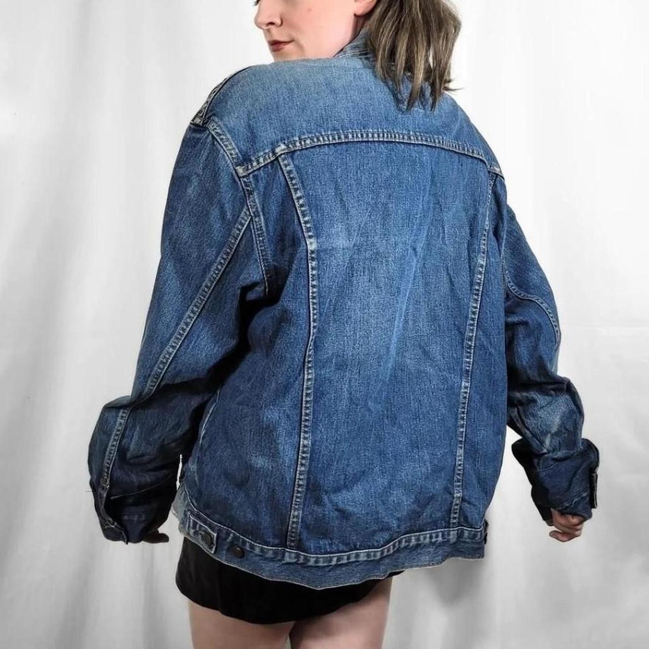 Vintage 90s Lee Blue Denim Oversized Jacket