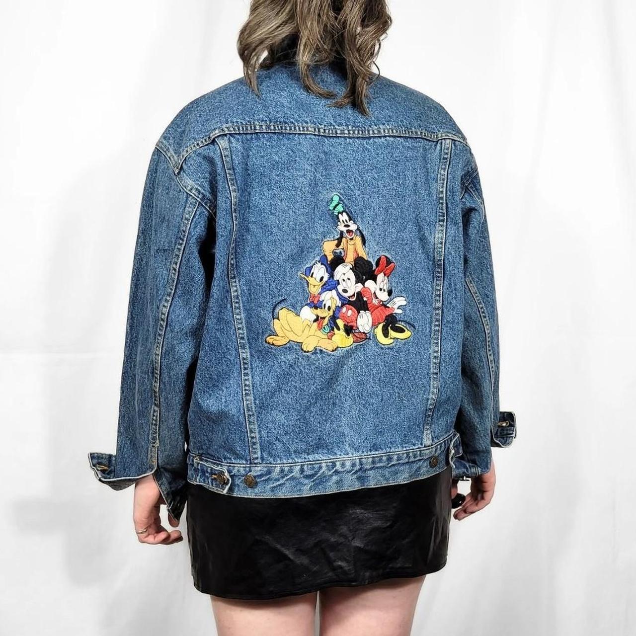 Vintage 90s Disney Cartoon Embroidered Denim Jacket