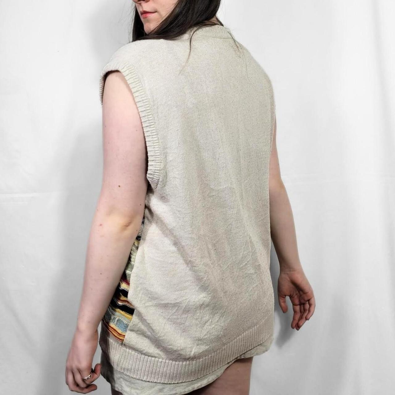 Vintage 90s Coogi Style Knitted Sweater Vest