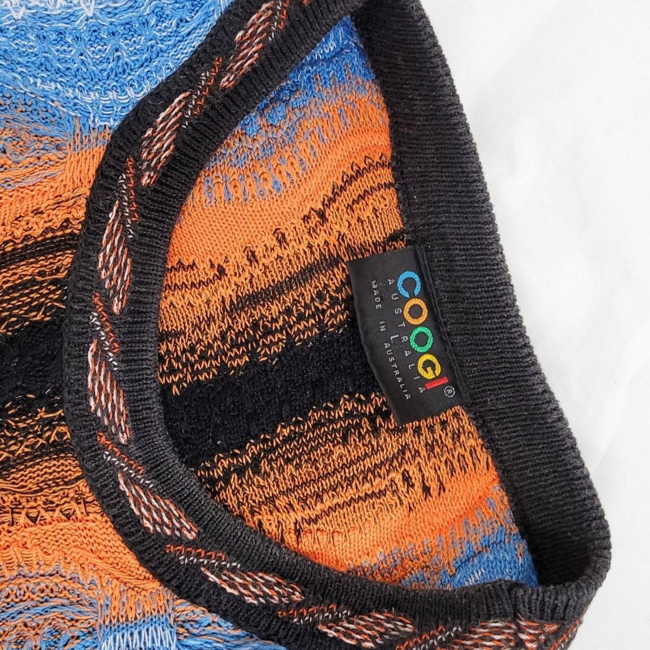 Vintage 90s Original Coogi Funky Pattern Knitted Jumper