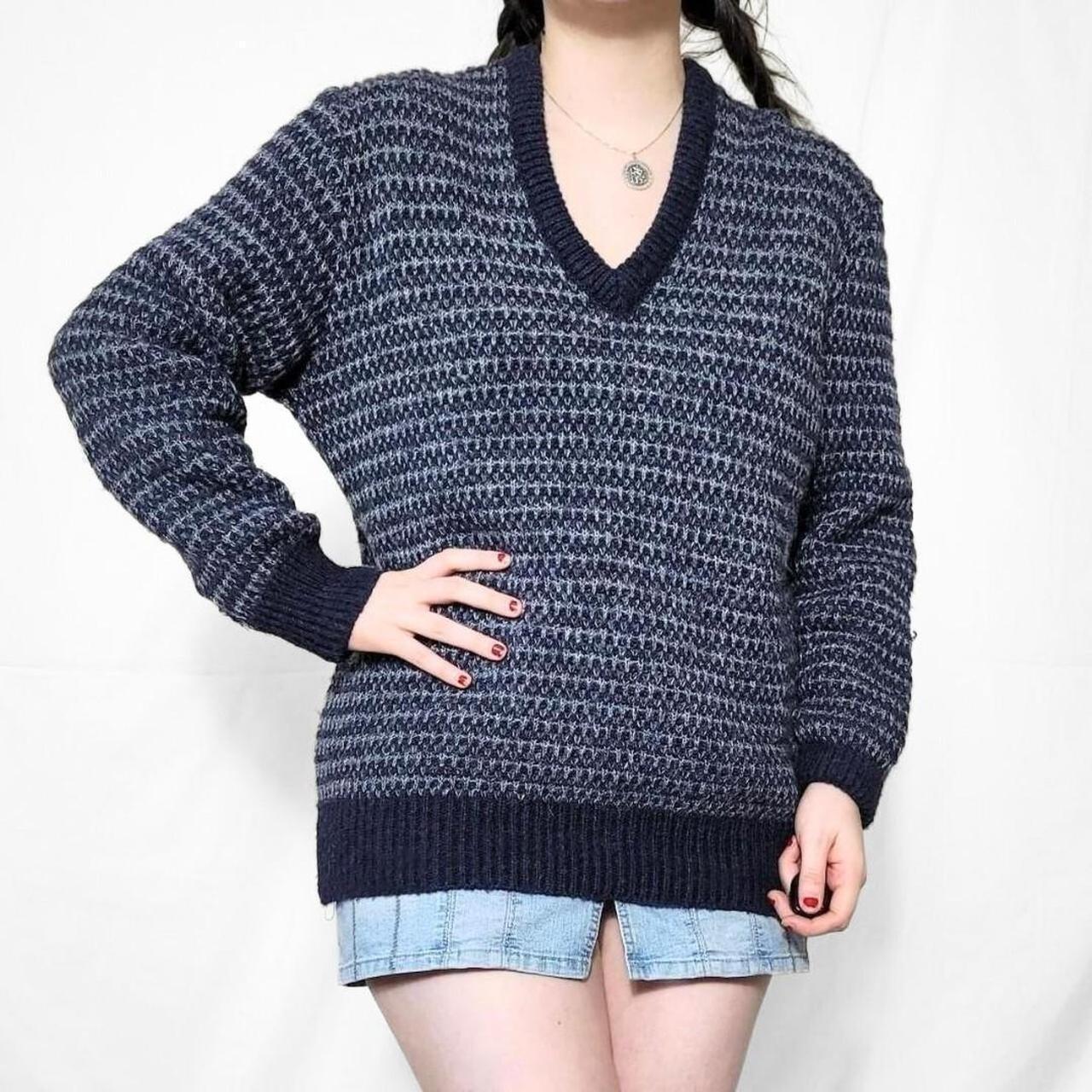 Vintage 90s St Michael V Neck Knit Jumper