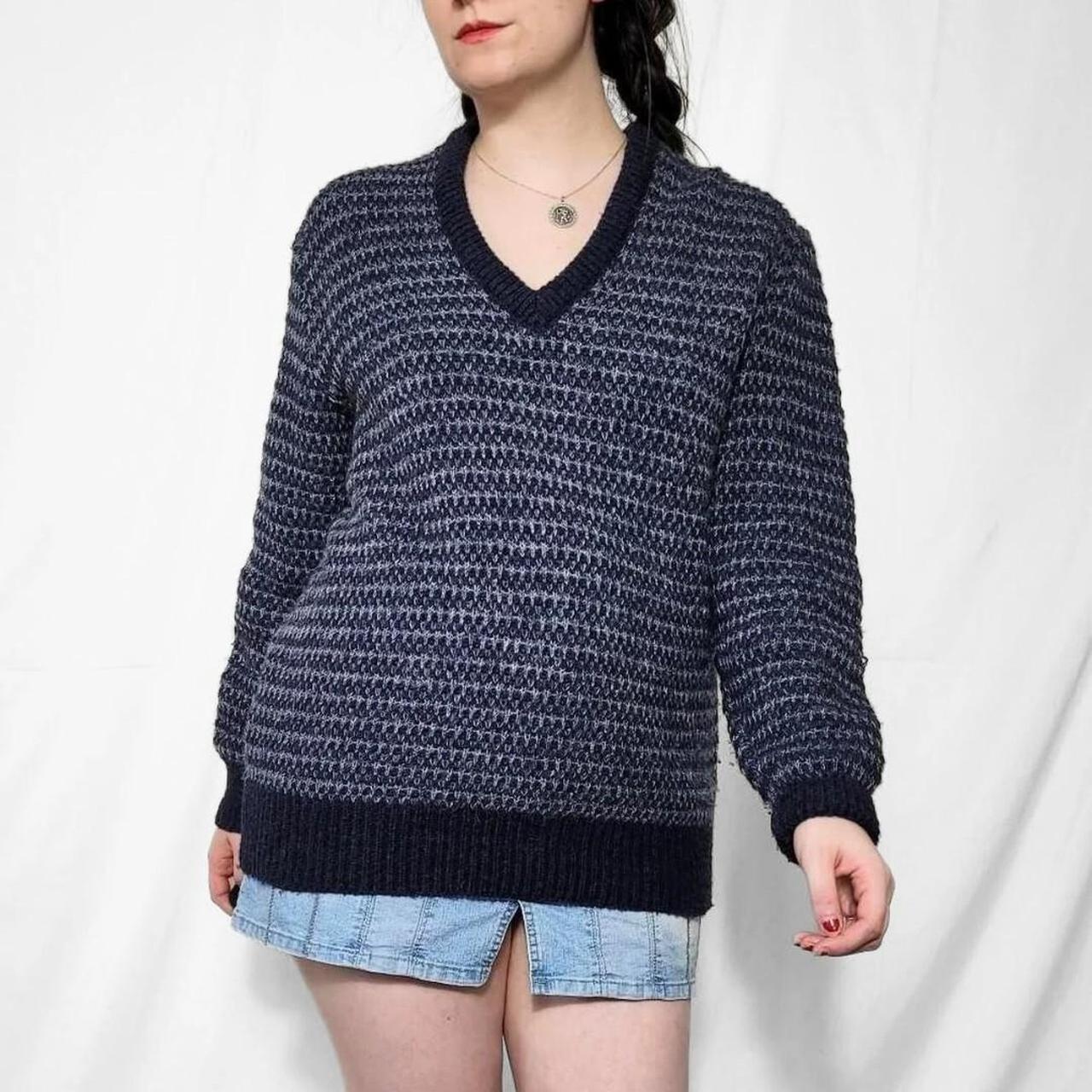 Vintage 90s St Michael V Neck Knit Jumper