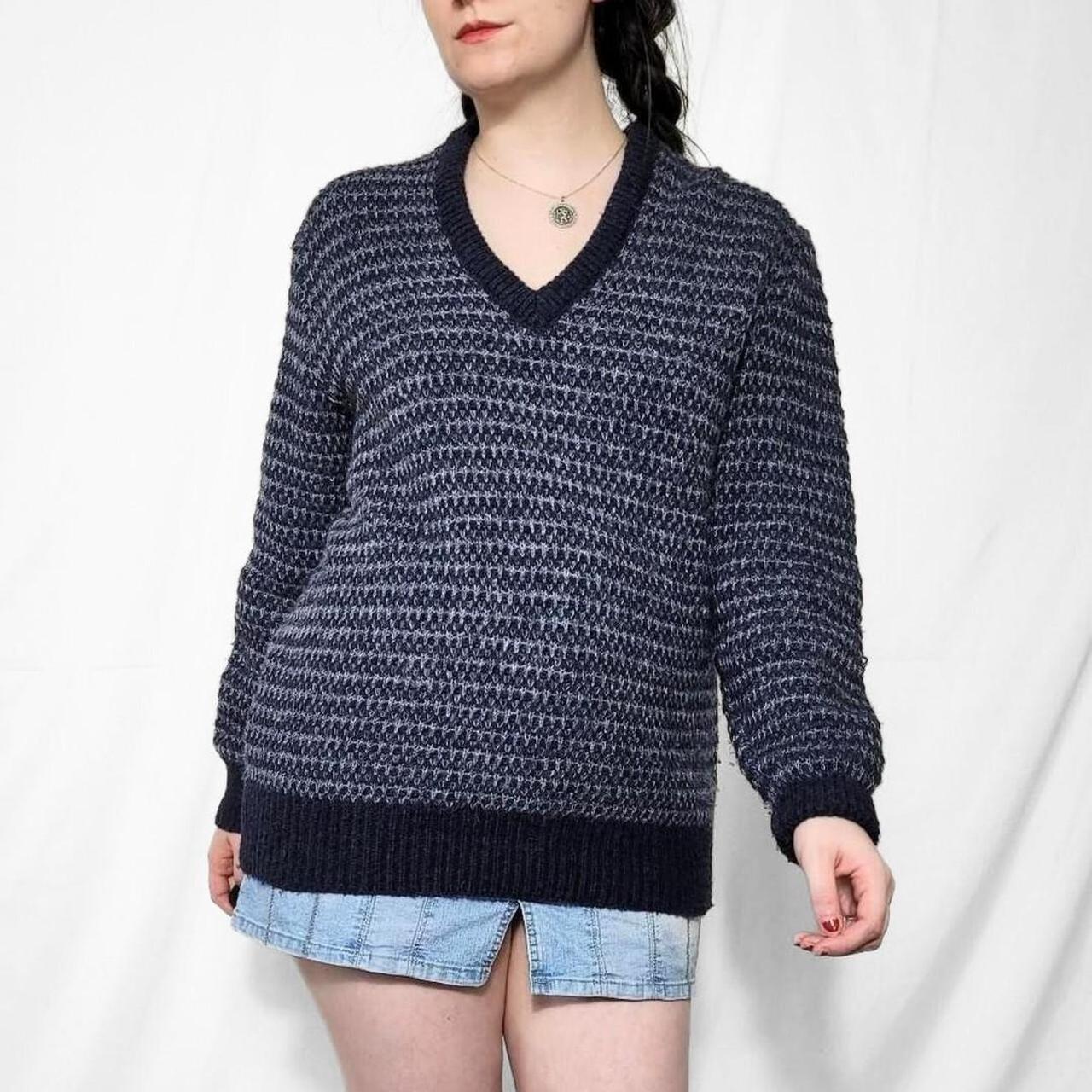 Vintage 90s St Michael V Neck Knit Jumper