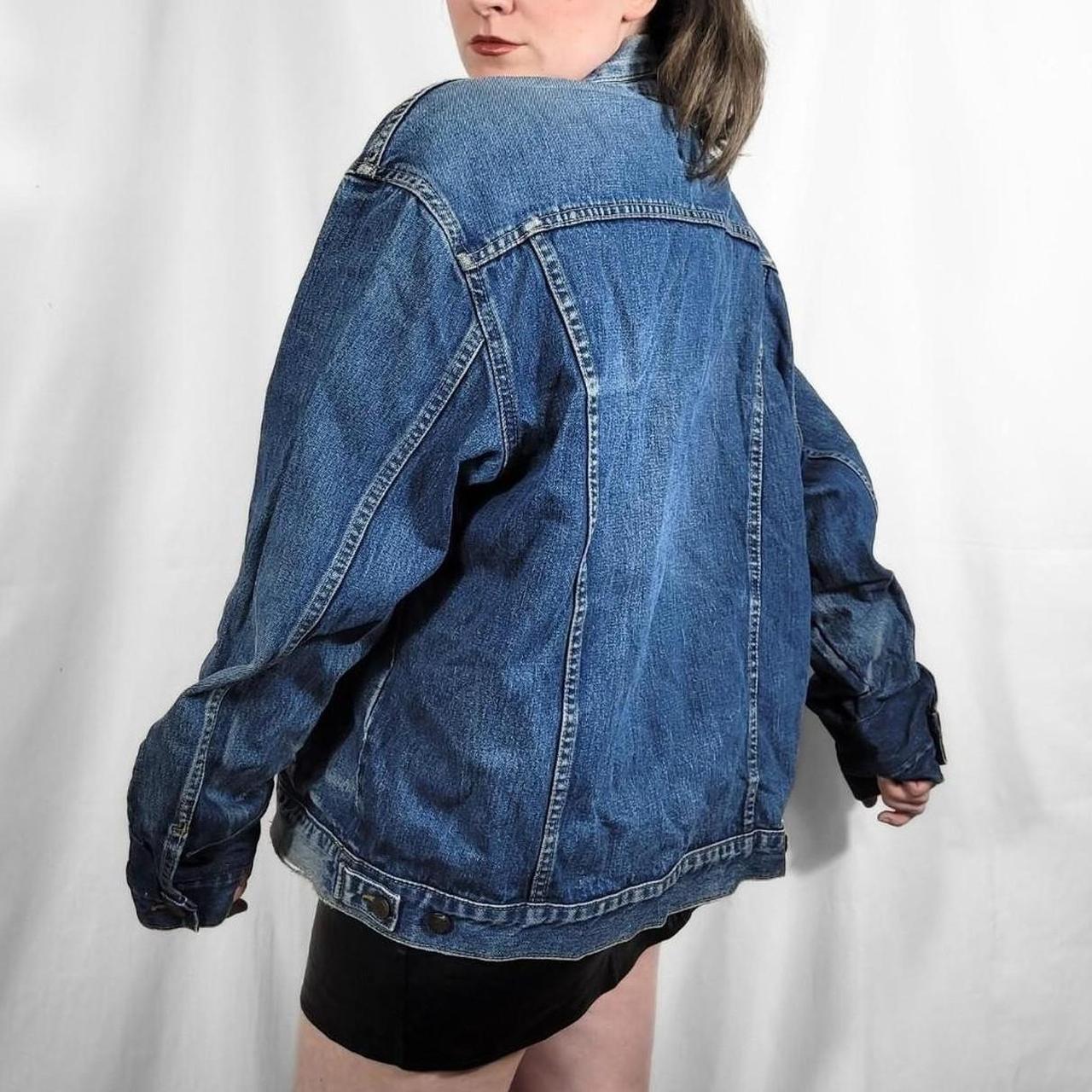 Vintage 90s Lee Blue Denim Oversized Jacket