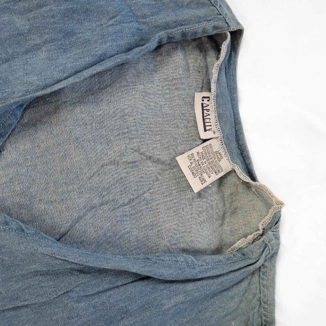 Vintage 90s Embroidered Denim Vest – Rose Western Style