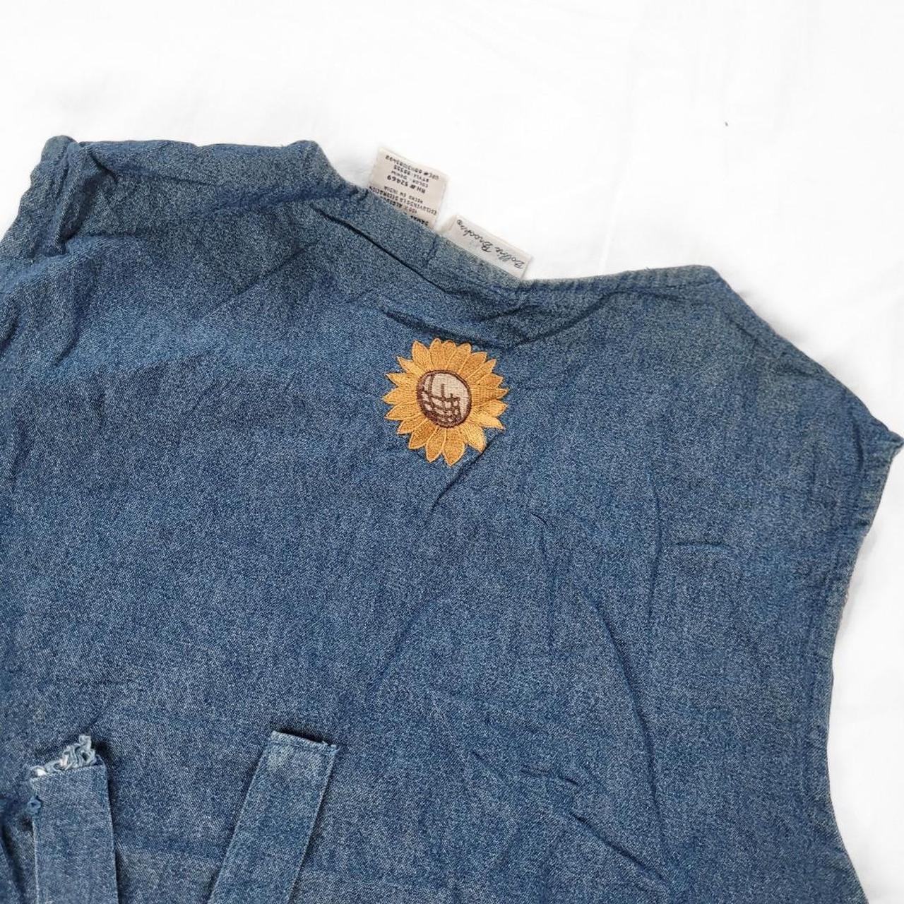 90s Embroidered Patchwork Denim Vest – Bobbie Brooks in Autumn Hues