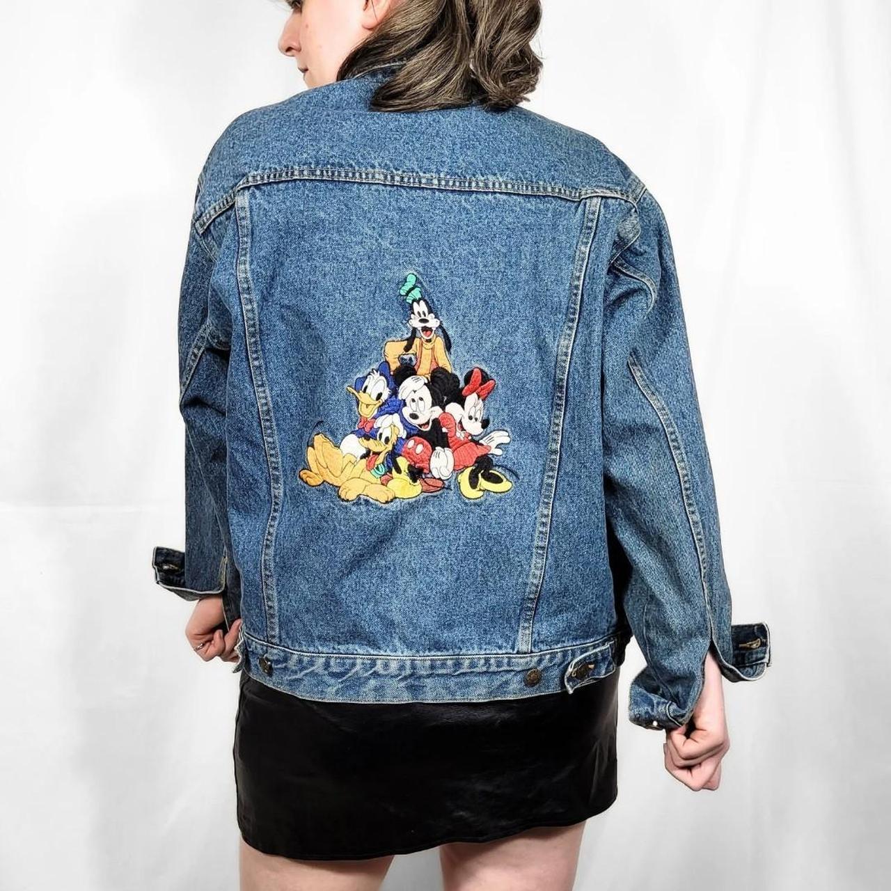 Vintage 90s Disney Cartoon Embroidered Denim Jacket