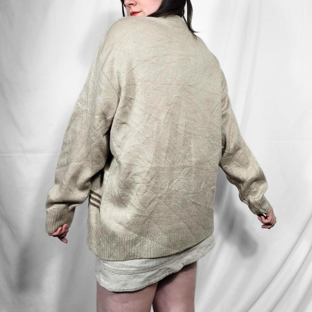 Vintage 90s Brown Knit Stripe Jumper
