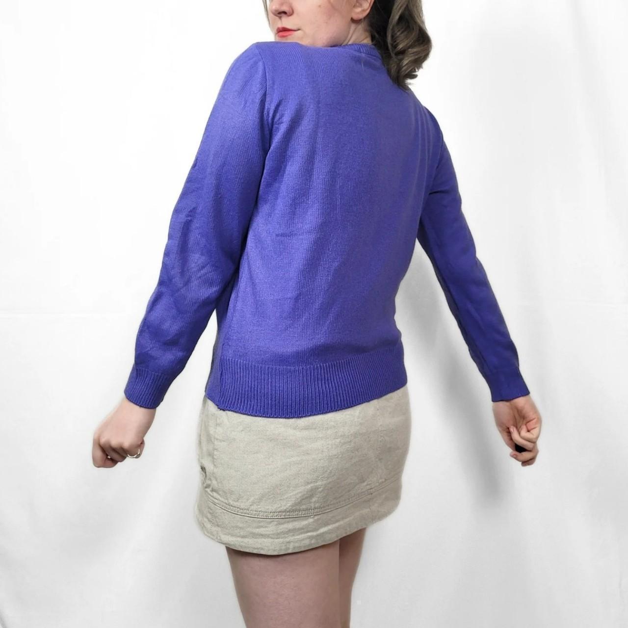 Vintage 90s Purple Knitted Jumper