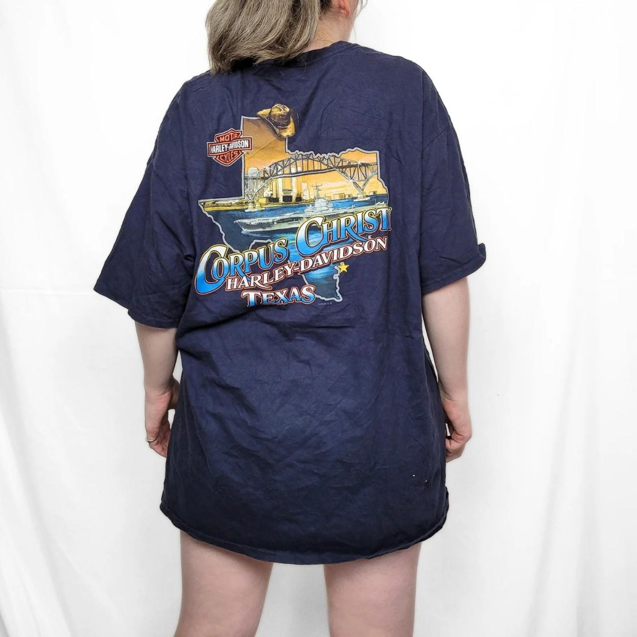 Vintage 90s Harley Davidson Navy Blue Graphic T Shirt